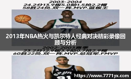 2013年NBA热火与凯尔特人经典对决精彩录像回顾与分析